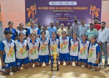 *डी पी एस खेलों इंडिया एकेडमी राजनांदगांव ने अखिल भारतीय अंतर साई बास्केटबाॅल प्रतियोगिता जीती*