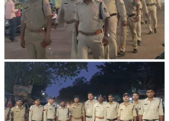 अगामी त्योहारों को दृष्टिगत रखते हुए कालापीपल पुलिस ने निकाला फ्लैगमार्च…!