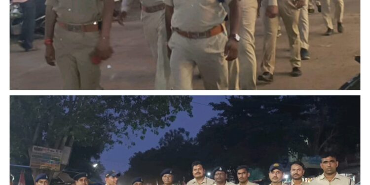 अगामी त्योहारों को दृष्टिगत रखते हुए कालापीपल पुलिस ने निकाला फ्लैगमार्च…!