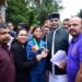 खेल मंत्री विश्वास सारंग ने चारु को दी बधाइयां