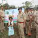 एक पेड़ माँ के नाम  पुलिस अधीक्षक कार्यालय परिसर में वृहद पौधारोपण