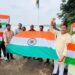 तिरंगा अंगीकरण दिवस,नर्मदापुर युवा मंडल ने नर्मदा तट पर मनाया राष्ट्रीय ध्वज तिरंगे का जन्मदिन,युवाओं ने नर्मदा तट पर लहराए तिरंगे