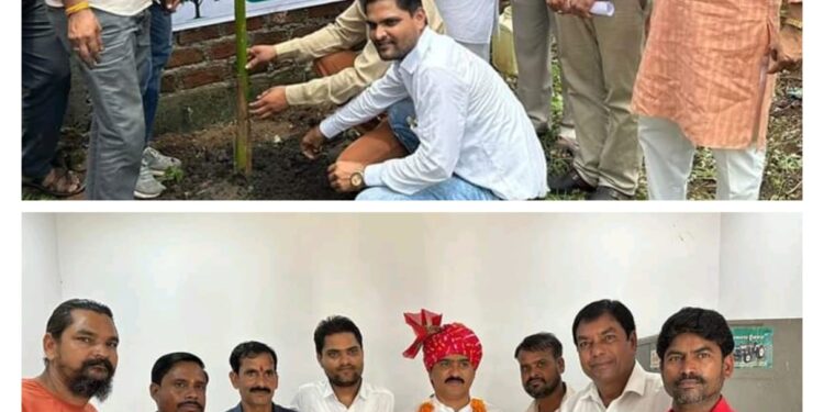 प्रत्युष इंडेन गैस एजेंसी पर हरा-भरा कालापीपलअभियान के अंतर्गत विधायक श्री चंद्रवंशी ने किया वृक्षारोपण… प्रकृति_वंदन #प्रकृति_संरक्षण