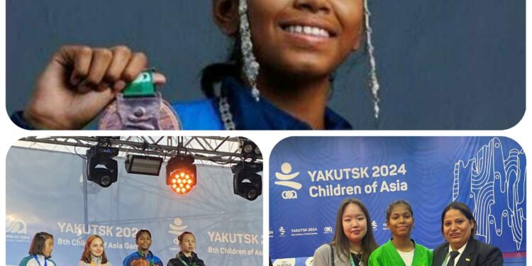 कुराश खेल में समेरिटन्स की चारु चिचाम ने रूस में लहराया परचम,चिल्ड्रन एशियन गेम्स में जीता कांस्य पदक,9 जुलाई को लौटेंगी