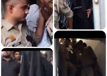 अवैध मसाज पार्लर पर पुलिस ने की छापेमारी देखे VIDEO