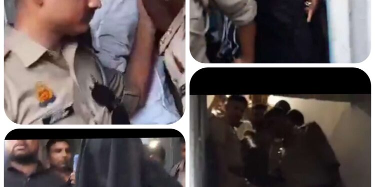 अवैध मसाज पार्लर पर पुलिस ने की छापेमारी देखे VIDEO
