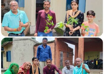 *”एक पेड़ मां के नाम” अभियान के तहत् शास. आयु.ओष.हतनारा में पौधारोपण किया गया*
