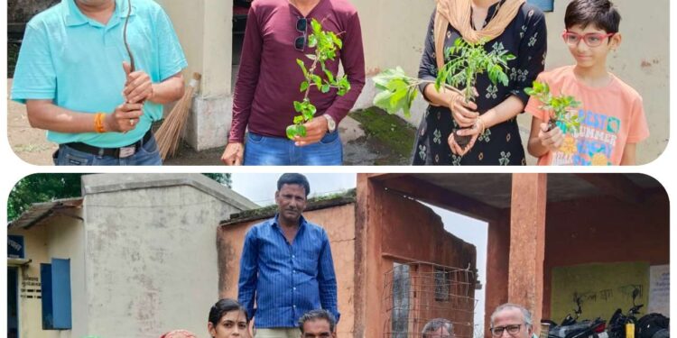 *”एक पेड़ मां के नाम” अभियान के तहत् शास. आयु.ओष.हतनारा में पौधारोपण किया गया*