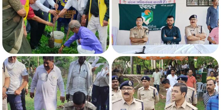 हमने सबने ठाना है हर हाथ से एक पौधा लगाना है राजेंद्र नगर पार्क में विभिन्न प्रजाति के 350 पौधों का रोपण किया नपा अध्यक्ष, एसपी, जिला अध्यक्ष, जन प्रतिनिधि और पार्षद रहे शामिल