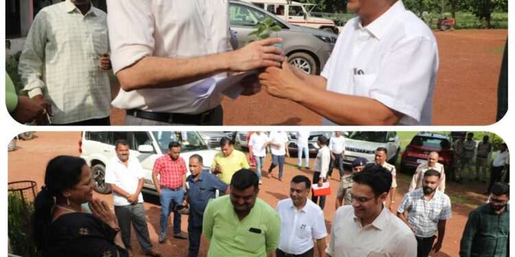 विधायक प्रणय पांडे और कलेक्टर अविप्रसाद की मौजूदगी में हुआ स्लीमनाबाद भारत निर्माण कोचिंग का शुभारंभ