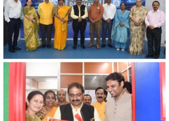 एमसीयू दर्शन टीवी स्टूडियो के न्यूज रुम एवं बैकड्राप का कुलगुरु प्रो. सुरेश ने किया लोकार्पण,  सराहनीय कार्य के लिए इलेक्ट्रॉनिक मीडिया विभाग की विभागाध्यक्ष प्रो.(डॉ.)मोनिका वर्मा को दी बधाई,