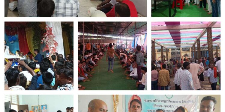 संतो का आशीष प्राप्त करने उमड़ी भीड़ भरभरा के अलावा सिद्धन धाम ,शैलवारा में में लगी भीड़, प्रसाद ग्रहण कर शिष्यों ने किया संकीर्तन,मेले जैसा रहा नजारा