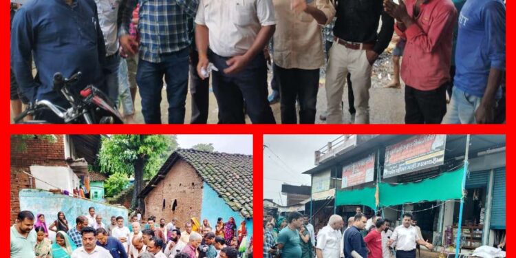 सिलौंडी में बडवारा विधायक ने राहत शिविर का निरीक्षण कर आवशक निर्देश दिया