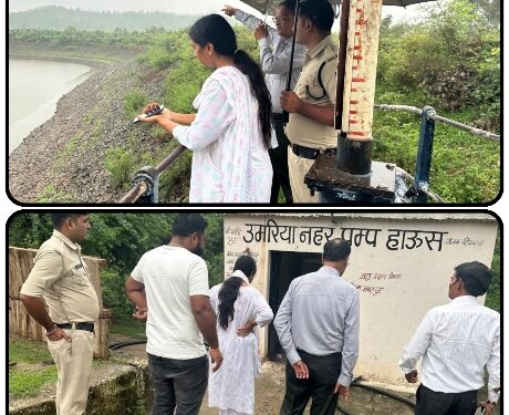 *बेहतर पेयजल आपूर्ति के लिए निगमायुक्त के प्रयास तेज* *निगमायुक्त ने परियट जलाशय, उमरिया नहर – पंप हाउस का किया औचक निरीक्षण*
