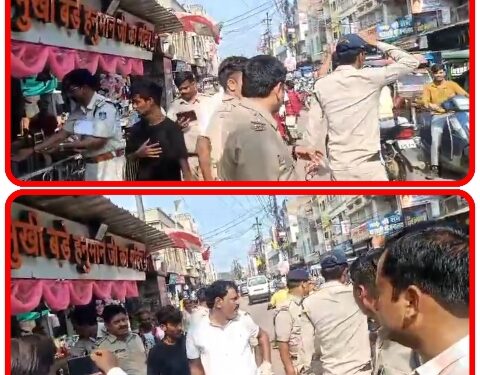 अपराधी मनीष जैसवाल को दक्षिण मुखी हनुमान मंदिर लेकर पहुंची पुलिस, अपराध न करने दिलाई शपथ