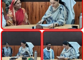कलेक्टर डॉ. सलोनी सिडाना ने जनसुनवाई में अधिकारियों को दिए आवेदन के त्वरित निराकरण के निर्देश  जनसुनवाई में पहुंचे 121 आवेदक