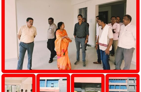 *नगर निगम के सर्वसुविधायुक्त निर्माणाधीन काम्प्लेक्स का महापौर प्रीति संजीव सूरी ने किया निरीक्षण*  *विकास की श्रृंखला में शहरवासियों को मिलेगी काम्प्लेक्स की सौग़ात*