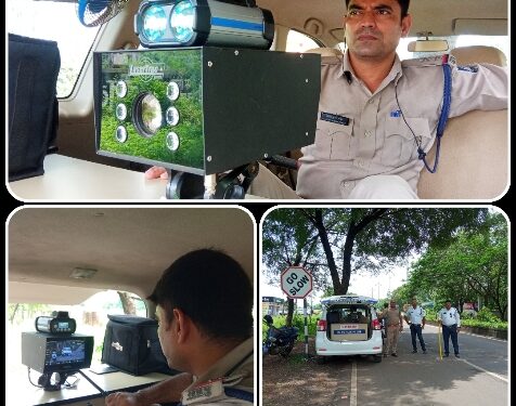 बेलगाम वाहनों की तेज रफ्तार पर यातायात पुलिस ने लगाई लगाम VIDEO
