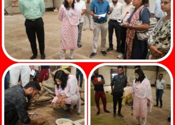 कलेक्टर श्रीमती शीतला पटले ने मूंग उपार्जन केन्द्र पटेल वेयरहाउस मगरधा, उपार्जित सेवा सहकारी समिति लौकीपार का गुरूवार को आकस्मिक निरीक्षण किया। निरीक्षण के दौरान उन्होंने वहां की व्यवस्थायें देखी और किसानों से चर्चा भी की