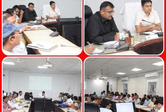 कलेक्टर श्री यादव ने जिला स्वास्थ्य समिति की योजनाओं एवं कार्यक्रमों की, की समीक्षा  योजनाओं के लचर क्रियान्वयन पर कलेक्टर ने जताई नाराजगी