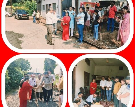 *इंदिरा गांधी वार्ड में बनेगी डब्लूबीएम रोड * *महापौर प्रीति संजीव सूरी ने वार्ड वसियों को विकास कार्य की दी सौग़ात*