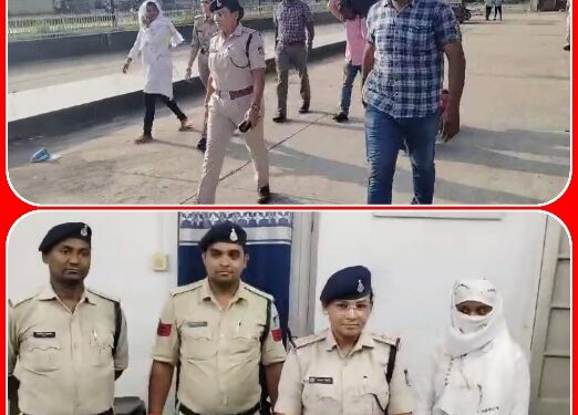 शराब की तस्करी करते महिला हैंडलर गिरफ्तार, कटनी से बिहार लेकर जा रही थी शराब, लगभग 50 हजार रुपए कीमत की शराब हुई बरामद