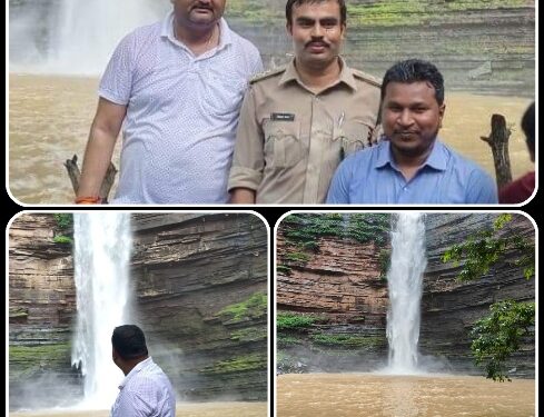 विधायक श्री पांडेय ने किया बसुधा वाटर फाल और रेस्टहाउस निर्माण कार्य का निरीक्षण