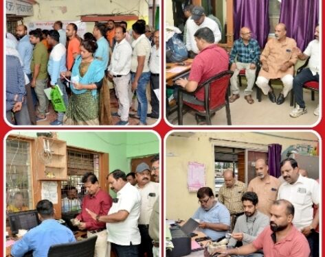 *नगर निगम मुख्यालय सहित संभागीय कार्यालयों में आयोजित लोक अदालत के दौरान जमा हुई 4 करोड़ रूपये से अधिक की राशि* *लोक अदालत में आज 5 हजार करदाताओं ने बकाया करों की राशि जमा कर लिया छूट का लाभ*