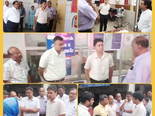 🔳कलेक्टर श्री यादव ने जिला चिकित्सालय का किया औचक निरीक्षण  🔳जिला अस्पताल के वार्डाे और परिसर की साफ – सफाई व्यवस्था दुरूस्त करने के दिए निर्देश