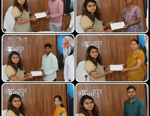 कलेक्टर सुश्री बाफना ने किये अनुकंपा नियुक्ति आदेश प्रदान