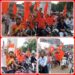 सावन सोमवार के प्रथम दिवस पर निकली कावड़ियाँ की टोली