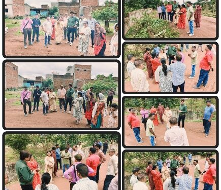 *महापौर प्रीति संजीव सूरी द्वारा शनि मंदिर तालाब एवं रोशन नगर क्षेत्र का किया निरीक्षण*