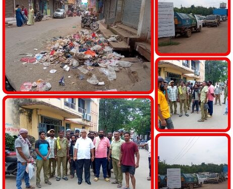 शहर से नही उठा कचड़ा, MSW कार्यालय मे खड़ी रही वाहन, 250 से अधिक MSW कर्मचारी किये हड़ताल, MSW अधिकारी ने दिया जवाब
