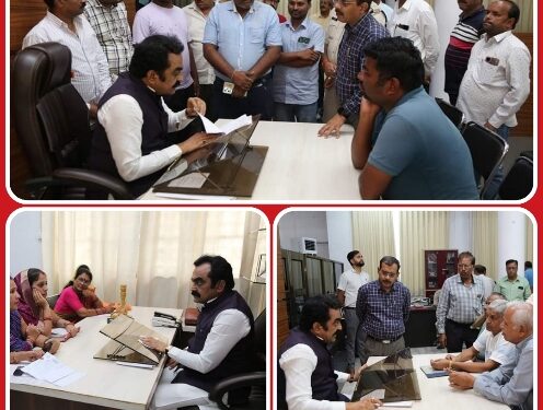 मंत्री श्री सिंह ने नागपाल गार्डन में की जनसुनवाई