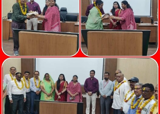 अपर कलेक्टर साधना परस्ते ने 38 कर्मचारियों को वितरित किये पीपीओ