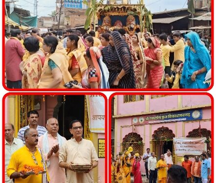 *विजयराघवगढ़ में हर्षोल्लास से मनाया रथयात्रा महोत्सव*