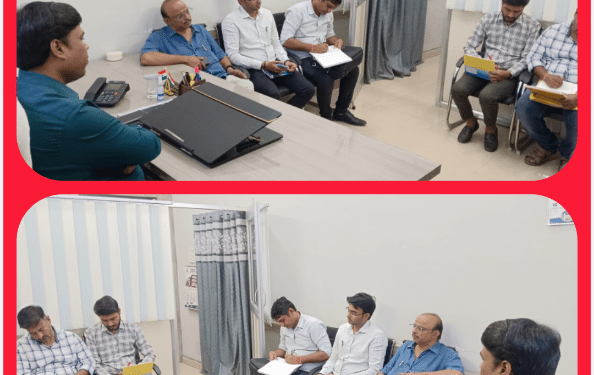 नगर निगम द्वारा अमृत योजनांतर्गत रोड रेस्टोरेशन कार्य की समीक्षा बैठक आयोजित कर समयावधि में कार्य पूर्ण किए जाने के दिए निर्देश