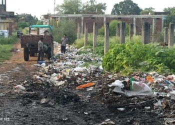 शिकायतो के बाद ग्राम पंचायत ने चलाया सफाई अभियान,,,