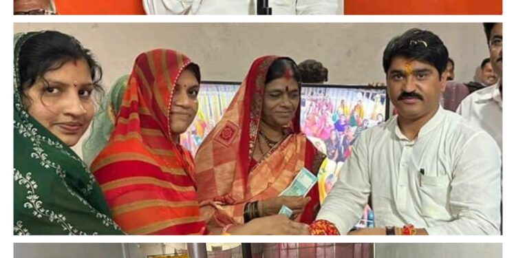 लाडली बहनों से बहनों से बंधवाया रक्षा सूत्र बहनों की सशक्त भागीदारी समृद्ध प्रदेश की तैयारी..विधायक घनश्याम चंद्रवंशी