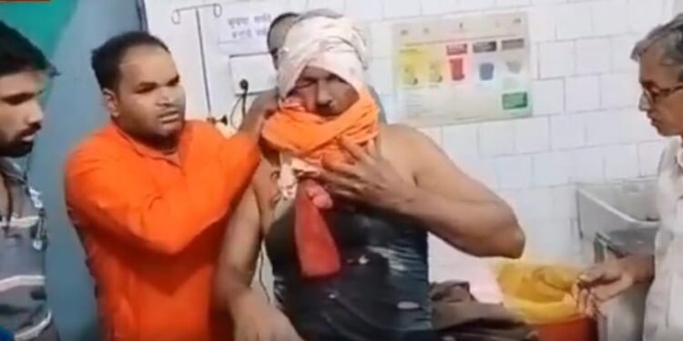 टाईगर के हमले से चरवाहा बालकराम घायल