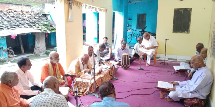 सिलौंडी श्री राम बाग मंदिर में श्री तुलसीदास जयंती मनाई