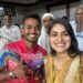 कलेक्टर ने पेरिस ओलंपिक हॉकी टीम के कांस्य पदक विजेता विवेक सागर के साथ ली सेल्फ़ी