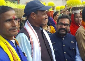 *दुर्ग जिला के ग्राम चीचा में लोधी समाज द्वारा आयोजित जिला स्तरीय भोजली महोत्सव कार्यक्रम में सम्मिलित हुए (विष्णु लोधी)*