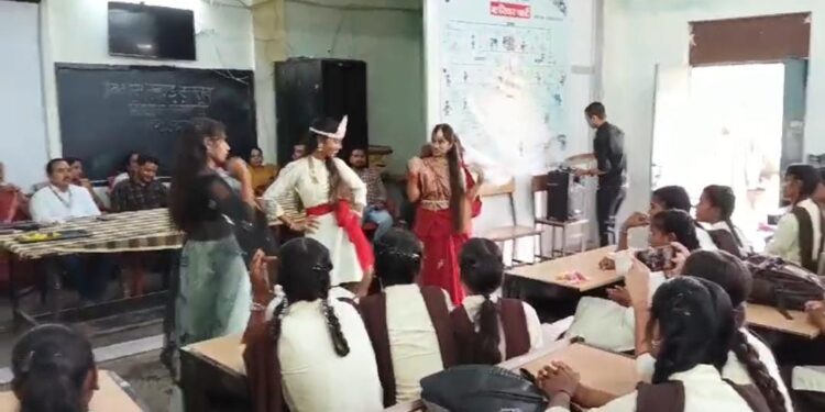 शासकीय उत्कृष्ट उच्चतर माध्यमिक विद्यालय में हुआ जन्माष्टमी कार्यक्रम का उत्सव