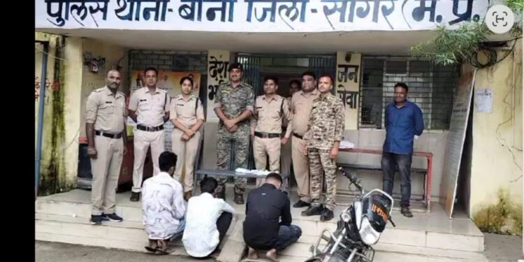 *थाना बीना पुलिस ने अडीबाजी कर पैसों की मांग करने वाले आरोपियों को किया गिरफ्तार*  *भगतसिंह वार्ड में फायरिंग कर शहर में फैलाई थी दहशत*