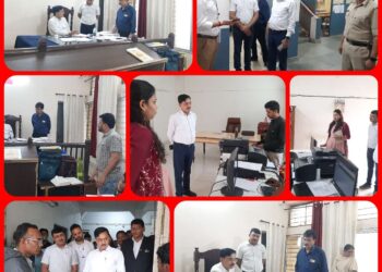 *कलेक्टर श्री सिंह ने किया तहसील कोर्ट शहरी एवं ग्रामीण छिंदवाड़ा का औचक निरीक्षण* *पटवारियों की बैठक भी ली*  *राजस्व महाभियान 2.0 के दौरान राजस्व प्रकरणों के निराकरण में गति लाने के निर्देश दिए*