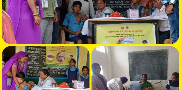 डिप्थीरिया से बचने 730 छात्रों को लगाया गया टीडी का टीका बीमारी से बचने टीकाकरण जरूरी, अब हर गुरुवार सरकारी स्कूलों में चलाया जाएगा शालेय टीकाकरण अभियान, पहले दिन ढीमरखेड़ा के 35 स्कूलों में लगाया गया टीका