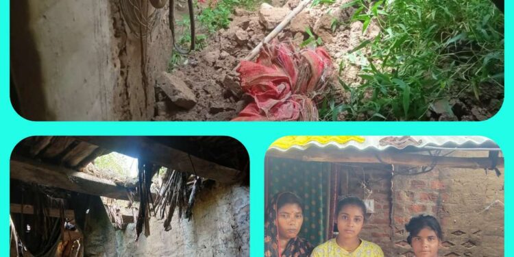 भीषण वारिस ने छीना कई गृह स्वामियों का आशियाना खुले आसमान के नीचे रहने को परिवार हुए मजबूर रुक-रुक कर इसके बाद हुई भीषण बारिश ने कई गृह स्वामियों का आशियाना उजाड़ दिया देखे VIDEO,फोटो