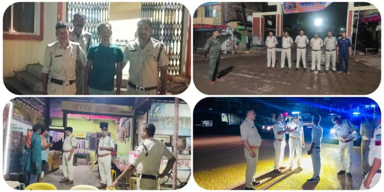 कांबिंग गस्त के दौरान लंबे समय से फरार चल रहे 110 आरोपियों को कटनी पुलिस ने किया गिरफ्तार साथ ही 39 गुण्डा बदमाश व 41 निगरानी बदमाशो को चेक कर दी गई हिदायत