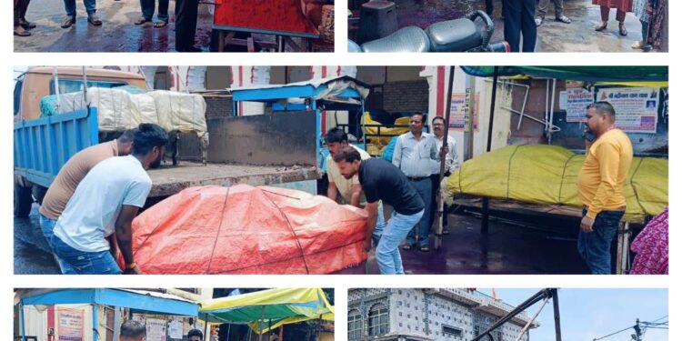 नर्मदापुरम के प्रसिद्ध सेठानी घाट से हटाया गया अतिक्रमण